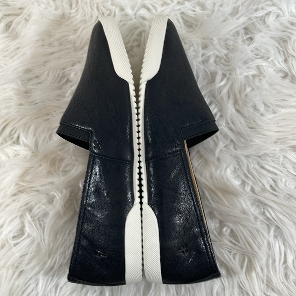 FRYE Women's Melanie Slip On Leather Sneakers Black Size 9 NEW - Picture 9 of 14